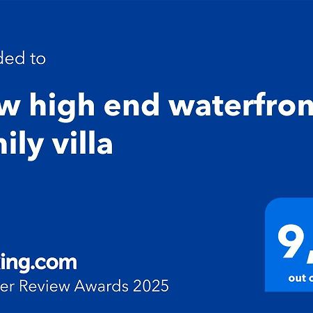 New High End Waterfront Family Villa スタフォーレン エクステリア 写真